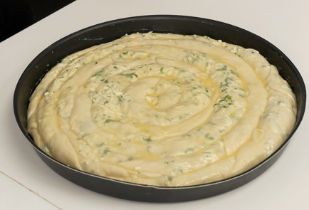 Фото шага рецепта Пирог вертута с брынзой 137123 шаг 9  