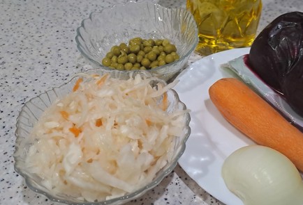 Фото шага рецепта Винегрет без картофеля 190824 шаг 1  