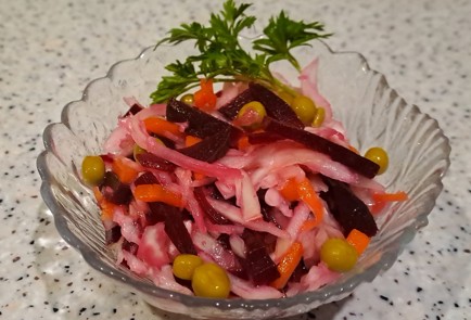 Фото шага рецепта Винегрет без картофеля 190824 шаг 10  