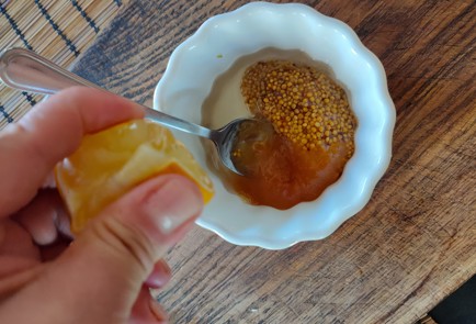 Фото шага рецепта Винегрет из печеных овощей с горчичной заправкой 174253 шаг 14  