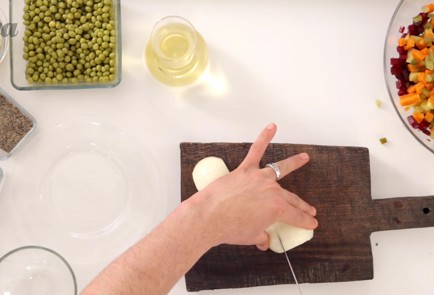 Фото шага рецепта Винегрет из запеченных овощей с квашеной капустой 49513 шаг 2  