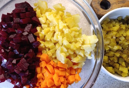 Фото шага рецепта Винегрет классический с горошком 190918 шаг 10  