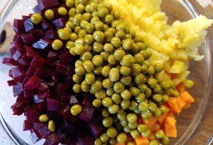 Фото шага рецепта Винегрет классический с горошком 190918 шаг 11  