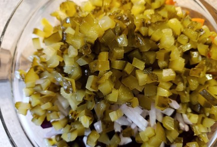 Фото шага рецепта Винегрет классический с горошком 190918 шаг 14  