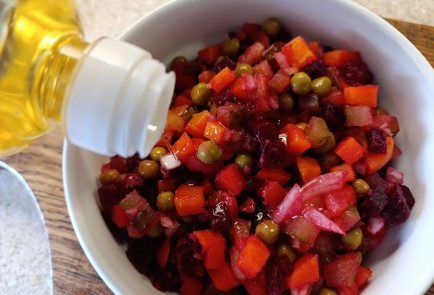 Фото шага рецепта Винегрет классический с горошком 190918 шаг 16  