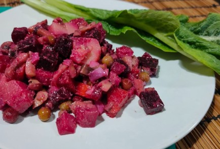 Фото шага рецепта Винегрет с грибами 191502 шаг 18  