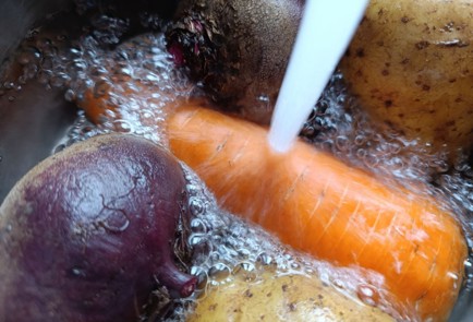 Фото шага рецепта Винегрет с грибами 191502 шаг 4  