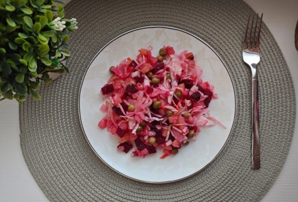 Фото шага рецепта Винегрет с квашеной капустой 187653 шаг 10  