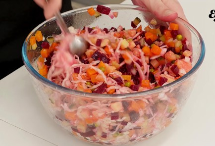 Фото шага рецепта Винегрет 114539 шаг 9  