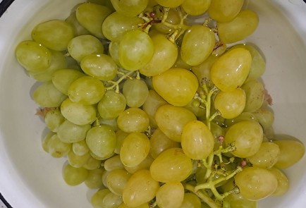 Фото шага рецепта Виноградный компот Мохито на зиму без стерилизации 187099 шаг 3