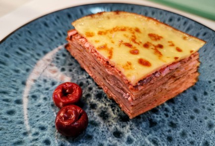 Фото шага рецепта Вишневый блинный торт 175816 шаг 13  