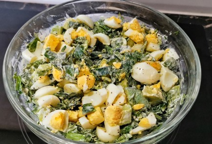 Фото шага рецепта Витаминный салат со сметаной 173577 шаг 10  