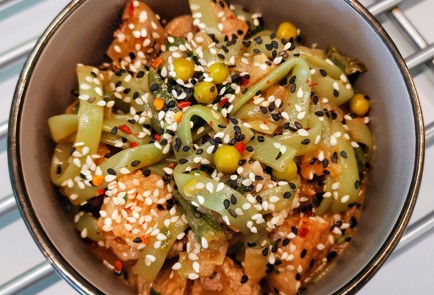 Фото шага рецепта Вкуснейший кетовок с ширатаки 173428 шаг 13  