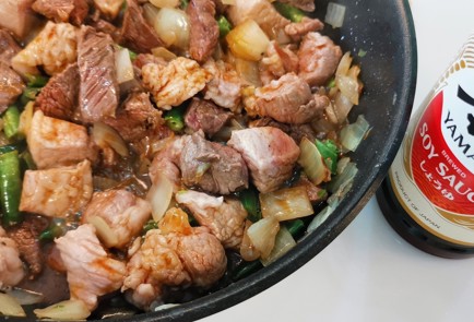 Фото шага рецепта Вкуснейший кетовок с ширатаки 173428 шаг 7  