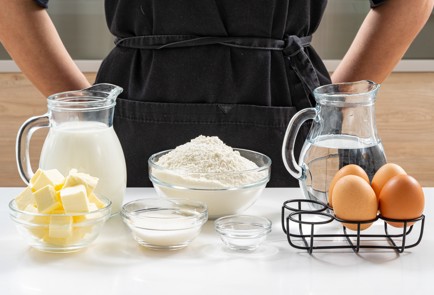 Фото шага рецепта Вкусные блины на молоке 175567 шаг 1  