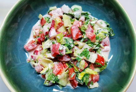 Фото шага рецепта Салат на летний стол 189716 шаг 10  