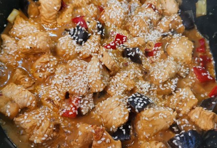 Фото шага рецепта Вок из ширатаки с индейкой 174012 шаг 11  