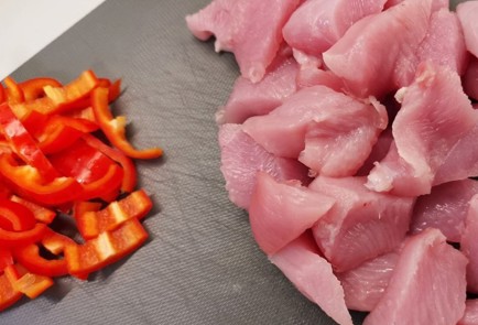 Фото шага рецепта Вок с индейкой и ширатаки 152300 шаг 1  