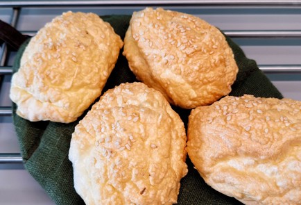 Фото шага рецепта Воздушные кетобулочки 152743 шаг 11  