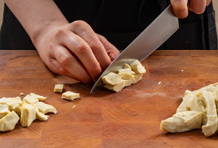 Фото шага рецепта Высокобелковый постный салат с веганской курицей 176029 шаг 7  