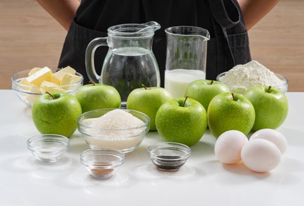 Фото шага рецепта Яблочный пирог Роза 174746 шаг 1  