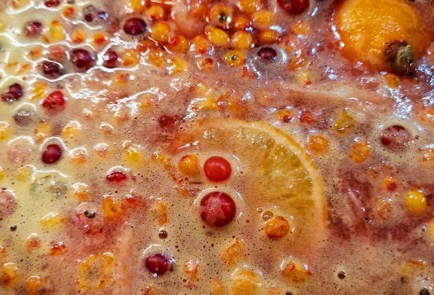 Фото шага рецепта Ягодный морс с имбирем и вишней 152566 шаг 10  