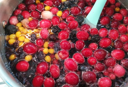 Фото шага рецепта Ягодный морс 186425 шаг 7  