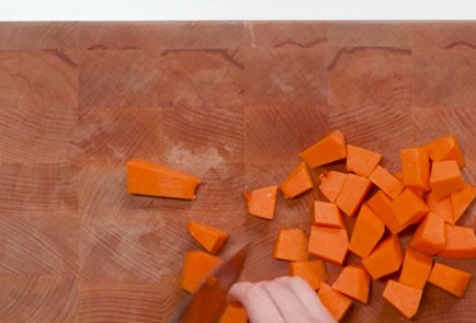 Фото шага рецепта Яичная лапша с тыквой и миндалем 163275 шаг 3  