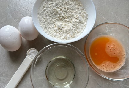 Фото шага рецепта Яичная лапша 174347 шаг 1  