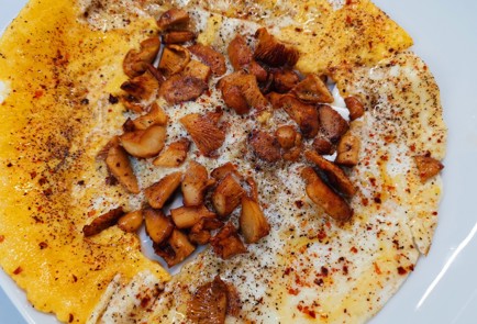 Фото шага рецепта Яичница с лисичками 186831 шаг 13  