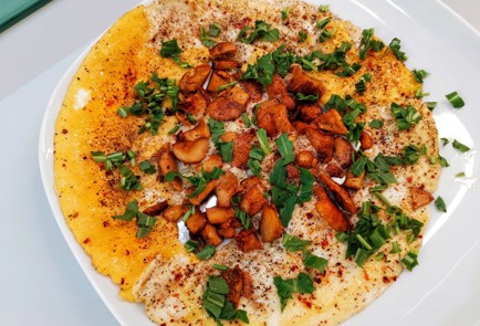 Фото шага рецепта Яичница с лисичками 186831 шаг 14  