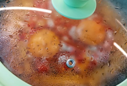 Фото шага рецепта Яичница с обжаренным кунжутом 174731 шаг 9  