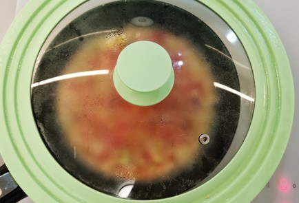 Фото шага рецепта Яичница с перцем рамиро 153114 шаг 9  