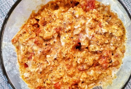 Фото шага рецепта Яичнотоматная каша 152597 шаг 12  