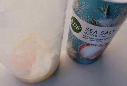 Фото шага рецепта Яичный блин с начинкой для кетодиеты 191394 шаг 4  