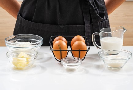 Фото шага рецепта Японские панкейки 187029 шаг 1  