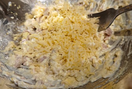 Фото шага рецепта Яйца фаршированные консервированной печенью минтая 190490 шаг 8  