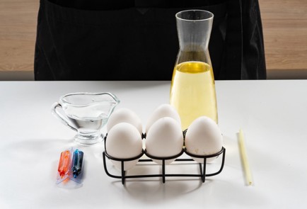 Фото шага рецепта Яйца в горошек 173466 шаг 1  