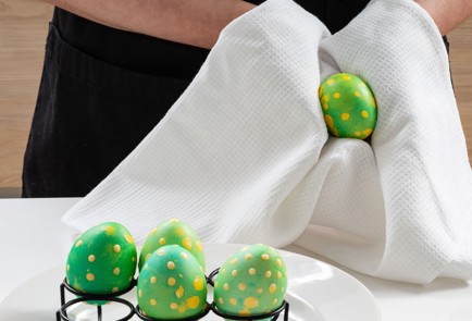 Фото шага рецепта Яйца в горошек 173466 шаг 8  