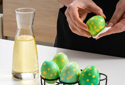 Фото шага рецепта Яйца в горошек 173466 шаг 9  