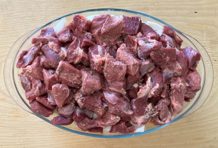 Фото шага рецепта Язык с картофелем и морковью запеченный в духовке 174089 шаг 10  