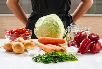 Фото шага рецепта Заготовка для щей 187076 шаг 1  