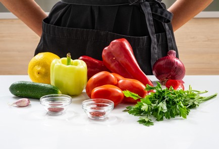 Фото шага рецепта Закуска аджилыэзме 187083 шаг 1  