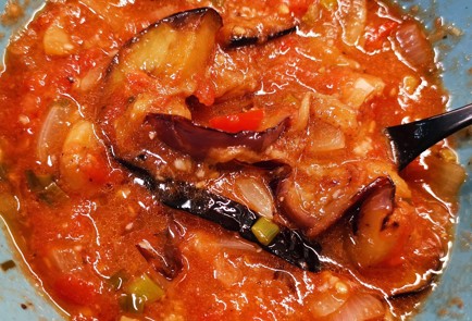 Фото шага рецепта Закуска из баклажана имамбаялды 152934 шаг 13  