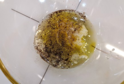 Фото шага рецепта Закуска из баклажана с сыром в духовке на решетке 152930 шаг 4  