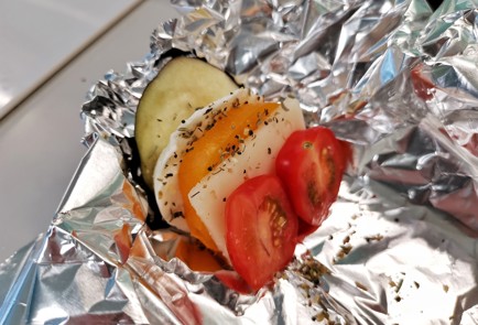 Фото шага рецепта Закуска из баклажана капрезе 140883 шаг 13  