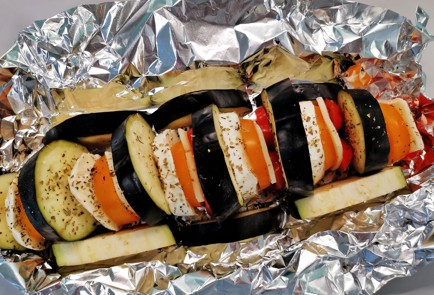 Фото шага рецепта Закуска из баклажана капрезе 140883 шаг 16  