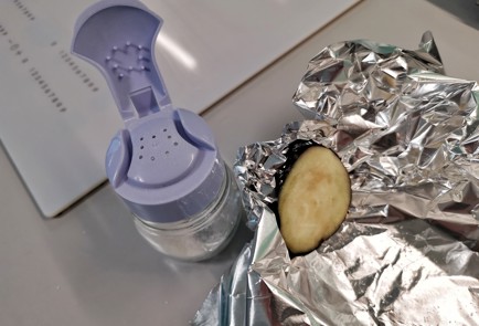 Фото шага рецепта Закуска из баклажана капрезе 140883 шаг 6  