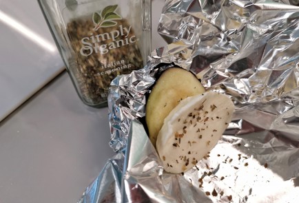 Фото шага рецепта Закуска из баклажана капрезе 140883 шаг 8  