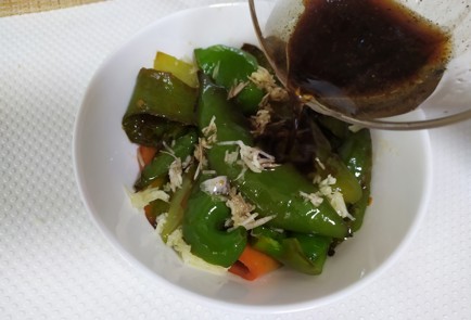 Фото шага рецепта Закуска из зеленых перцев 190117 шаг 9  